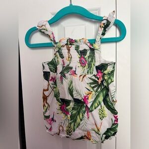 Jane and Jack Parrot romper 0-3mths